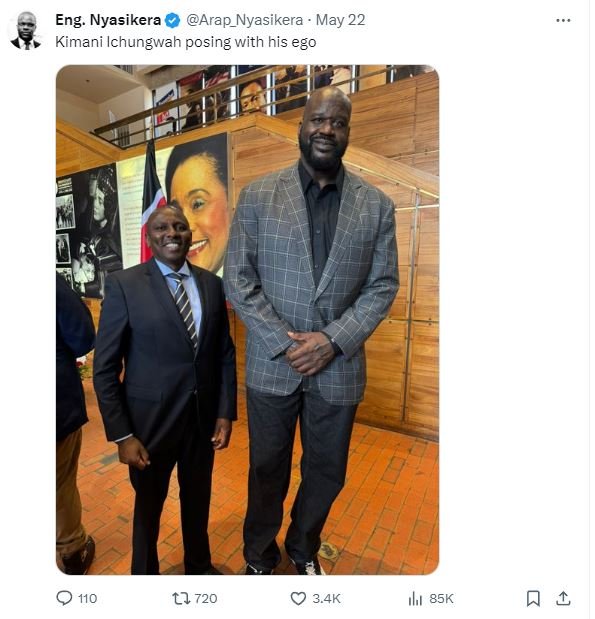 Eng. nyasikera arap_nyasikera may 22 kimani ichungwah posing with his ego 110 1l