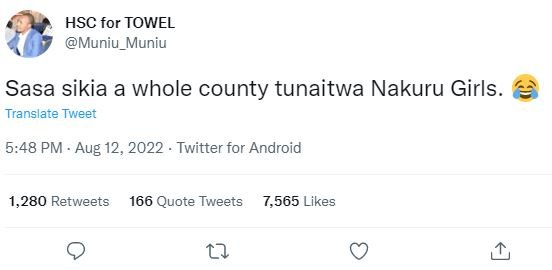 Hsc for towel muniu_muniu sasa sikia a whole county tunaitwa nakuru girls_ trans