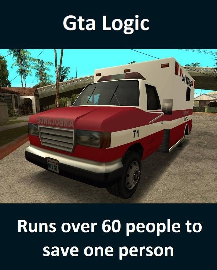 Gta logic mqma 71 runs over 60 people to save one person