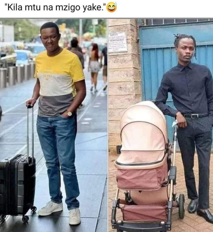 Kila mtu na mzigo yake