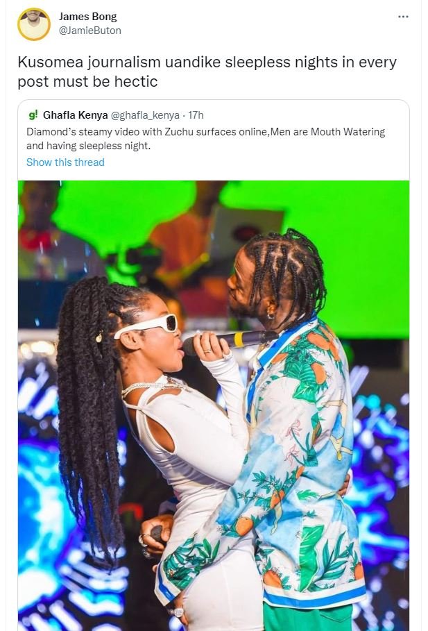 James bong jamiebuton kusomea journalism uandike sleepless nights in every post