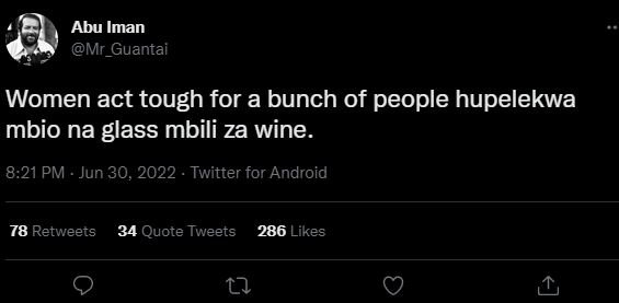 Abu iman mr_guantai women act tough for a bunch of people hupelekwa mbio na glas