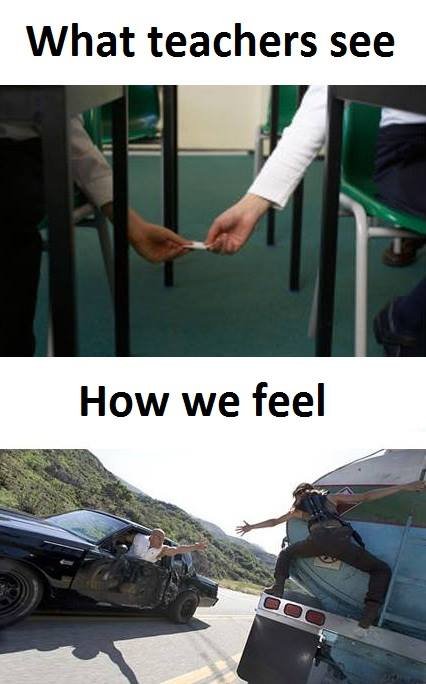 What teachers see how we feel