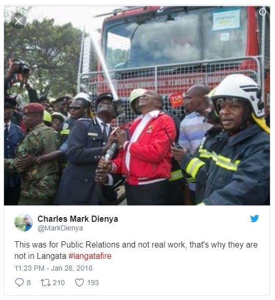 Charles mark dienya markdienya this was for public relations and not real work,