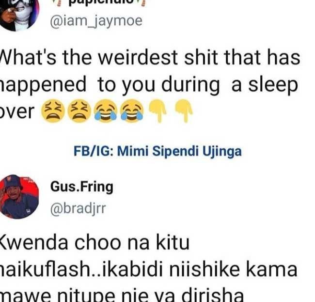 Fuky iam_jaymoe nhat's the weirdest shit that has lappened to you during a sleep