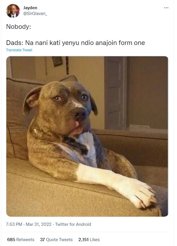 Jayden sirglavan _ nobody dads na nani kati yenyu ndio anajoin form one translat