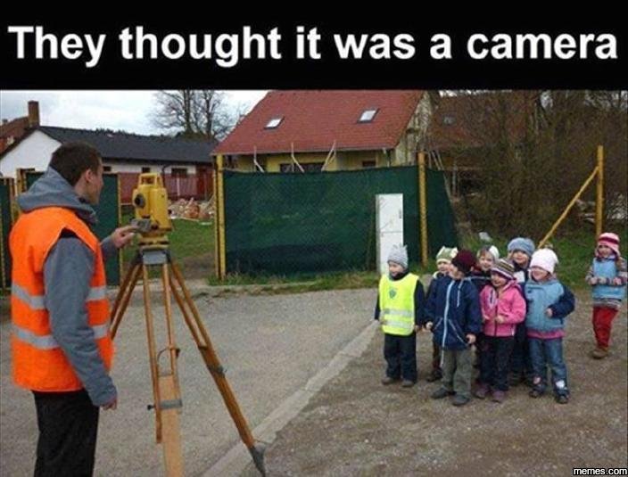 They thought it was a camera teme
