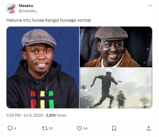 Masaku masaku_ hakuna mtu huvaa kangol huwaga normal 5.39 pm jul 9, . 2,819 view