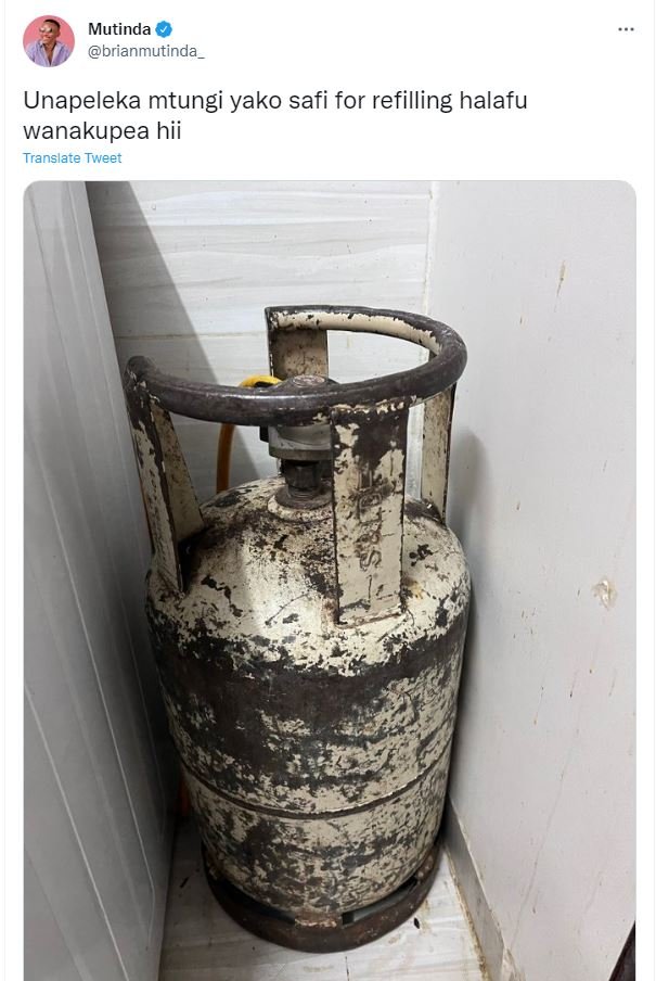Mutinda brianmutinda _ unapeleka mtungi yako safi for refilling halafu wanakupea