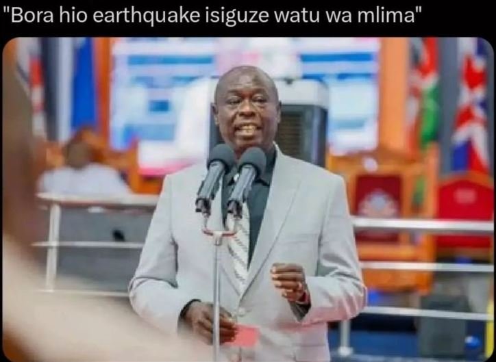 'bora hio earthquake isiguze watu wa mlima