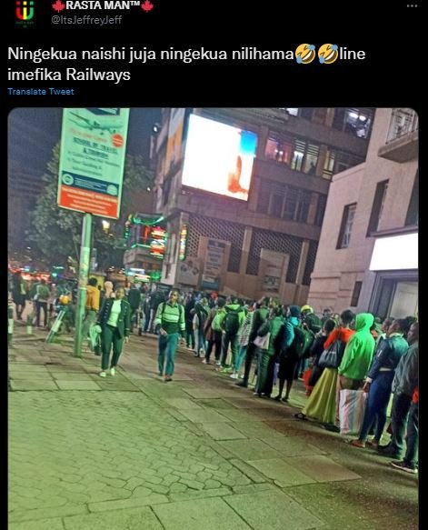 Rasta man itsjeffreyleff ningekua naishi juja ningekua nilihama imefika railways