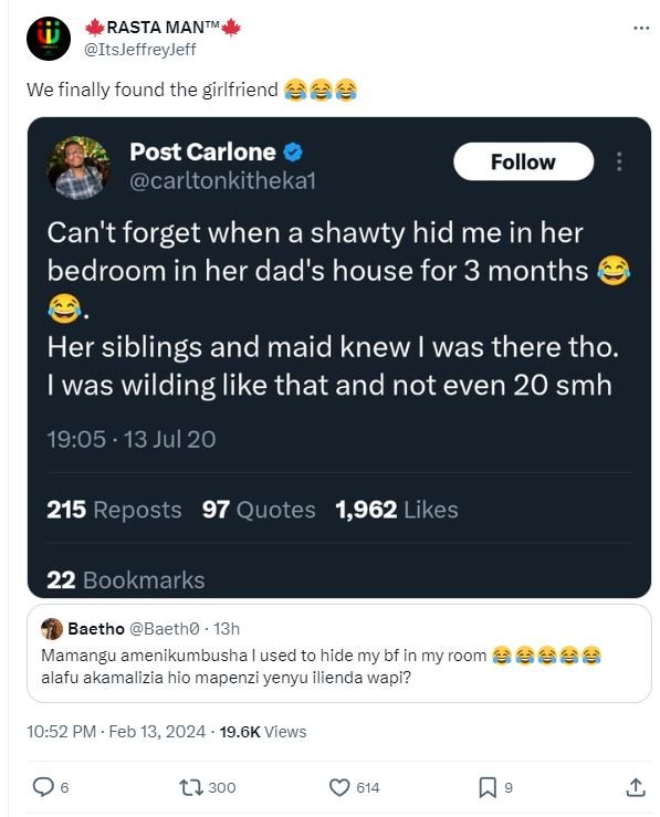 Rasta mantm itsjeffreyjeff we finally found the girlfriend se6à post carlone car