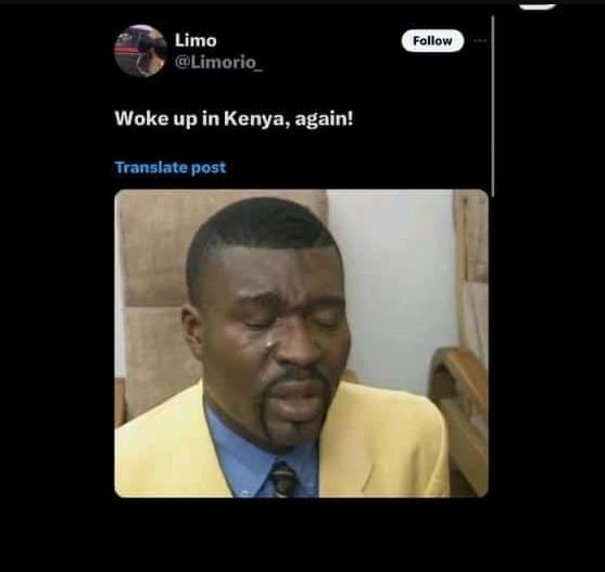 Limo limorio_ follow woke up in kenya, again! translate post