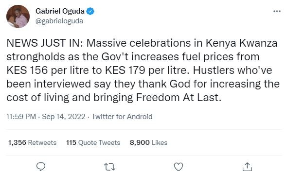 Gabriel oguda gabrieloguda news just in massive celebrations in kenya kwanza str