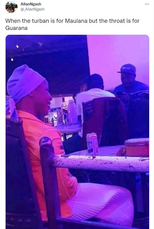 Allanngash allanngash when the turban is for maulana but the throat is for guara