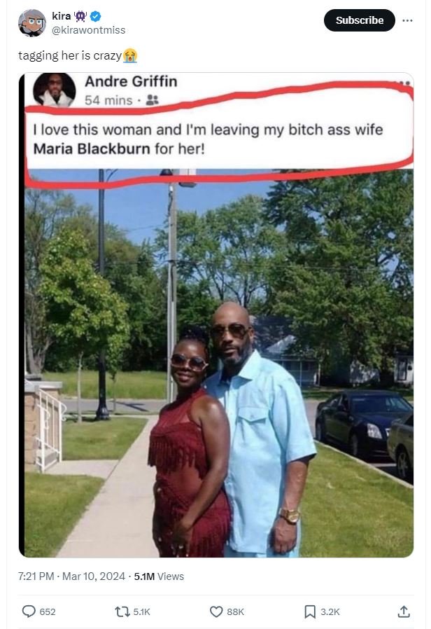 Kira '9 kirawontmiss subscribe tagging her is crazy andre griffin 54 mins love t