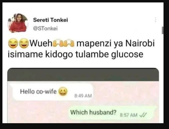 Sereti tonkei stonkei wueh acj mapenzi ya nairobi isimame kidogo tulambe glucose