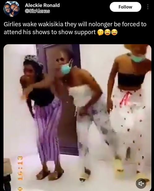 Aleckie ronald siralexas follow girlies wake wakisikia they will nolonger be for