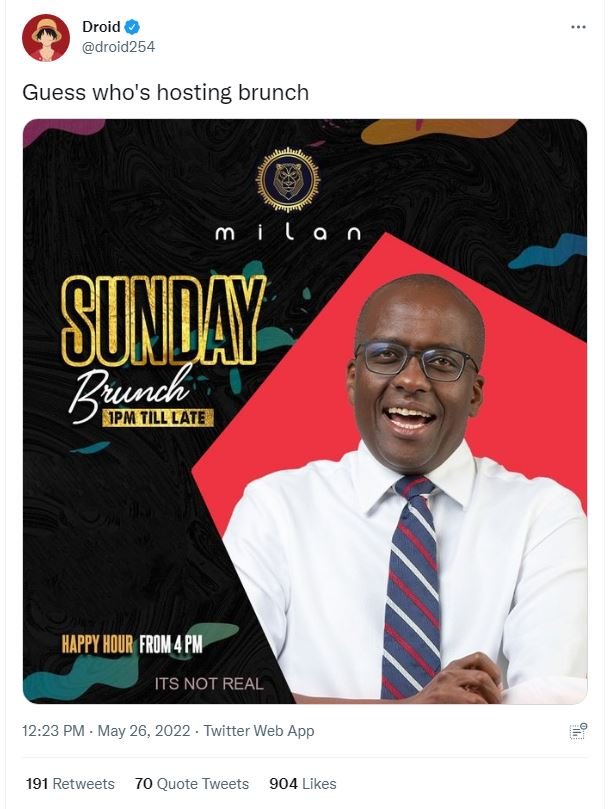 Droid droid254 guess who's hosting brunch m 1 0 8unm bunc tpmtlllate happy hour