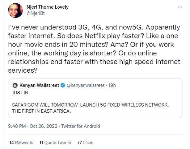 Njeri thorne lovely njeribt i've never understood 3g, 4g, and now5g. apparently