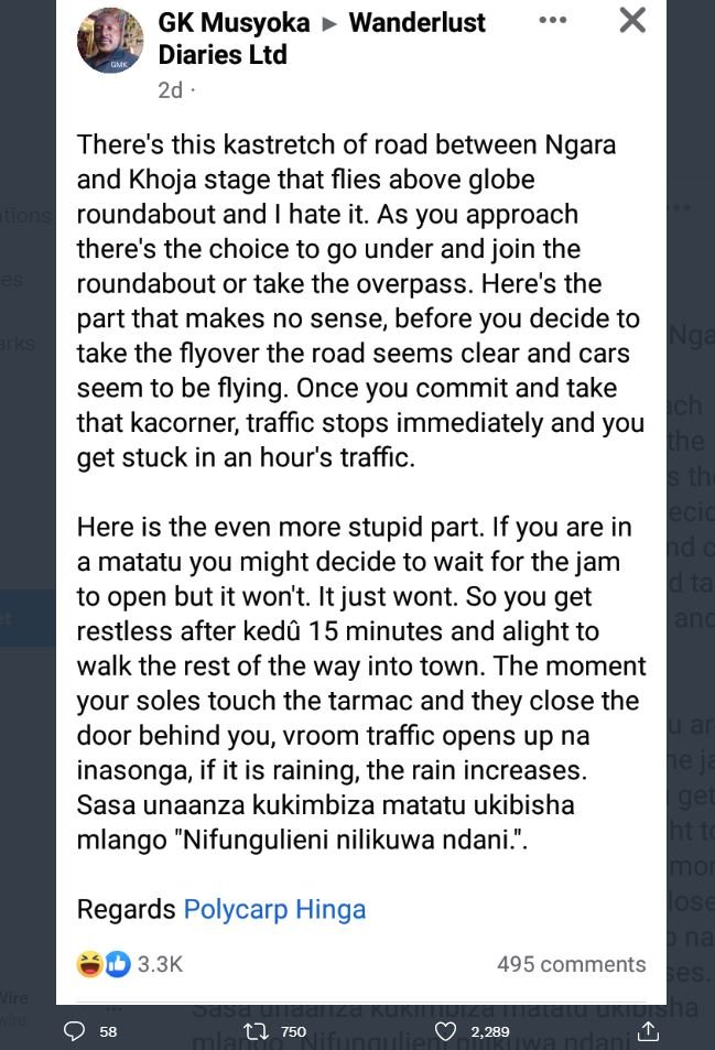 Gk musyoka wanderlust diaries ltd 2d there's this kastretch of road between ngar