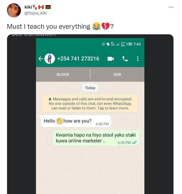 Kiki? 11 itsjus_kiki must teach you everything 207,43 254 741 block add today me