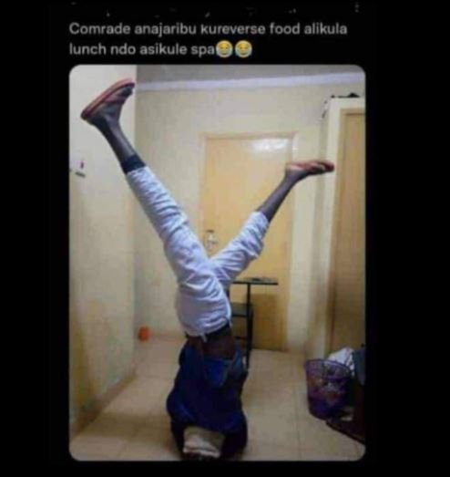 Comrade anajaribu kureverse yood allkula lunch ndo asikule spa
