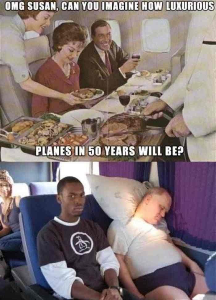 Omg susan can youieage qou luxurious planes in 50 years will be?
