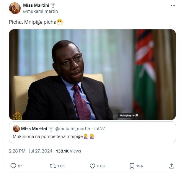 Miss martini mukami_martin picha. mnipige picha autoplay is ofi miss martini muk