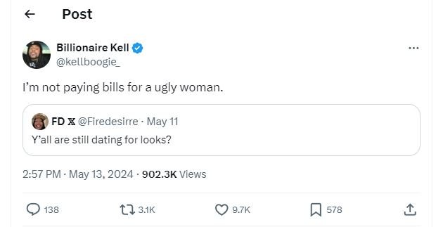 Post billionaire kell kellboogie fm not paying bills for a ugly woman. fd x fire