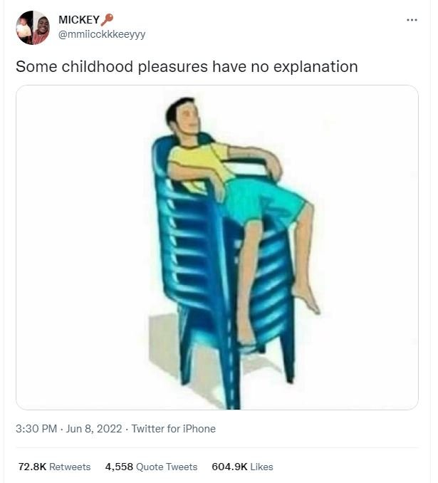 Mickey mmiicckkkeeyyy some childhood pleasures have no explanation 3.30 pm jun 8