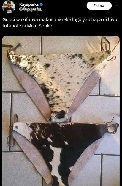 Kaysparks kayspark z follow gucci wakifanya makosa waeke logo yao hapa ni hivo t