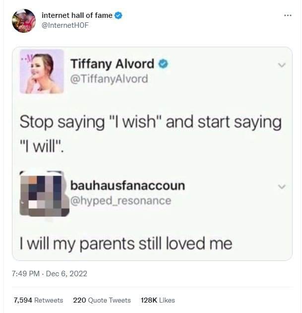 Internet hall of fame internethof tiffany alvord tiffanyalvord stop saying wish