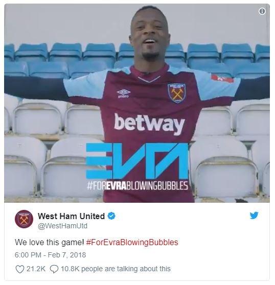 Forevrablowingbubbles west ham united westhamutd we love this gamel forevrablowi