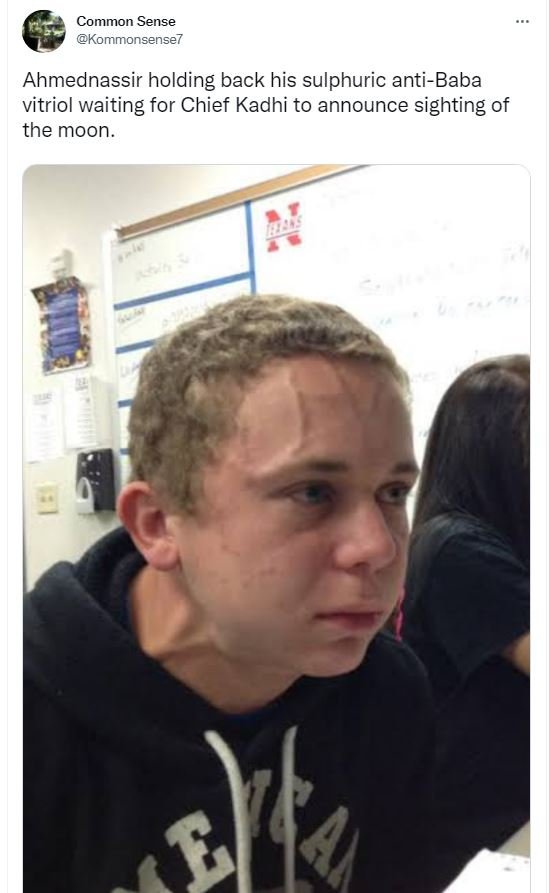 Common sense kommonsense7 ahmednassir holding back his sulphuric antibaba vitrio