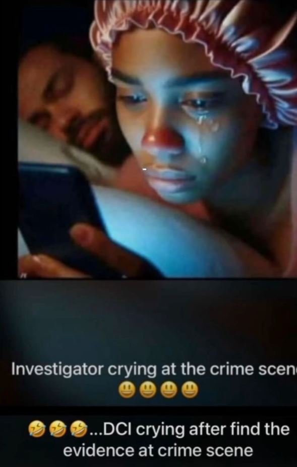 Investigator crying at the crime scen dci crying after find the evidence at crim
