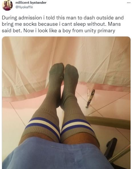 Millicent bystander nyokeffiii during admission i told this man to dash outside