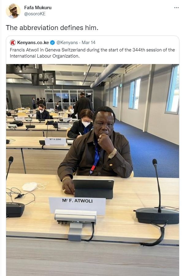 Fafa mukuru osoroke the abbreviation defines him_ kenyans.co.ke kenyans mar 14 f