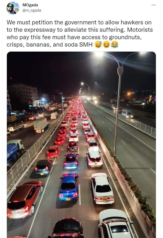 Mogada m_ ogada we must petition the government to allow hawkers on to the expre