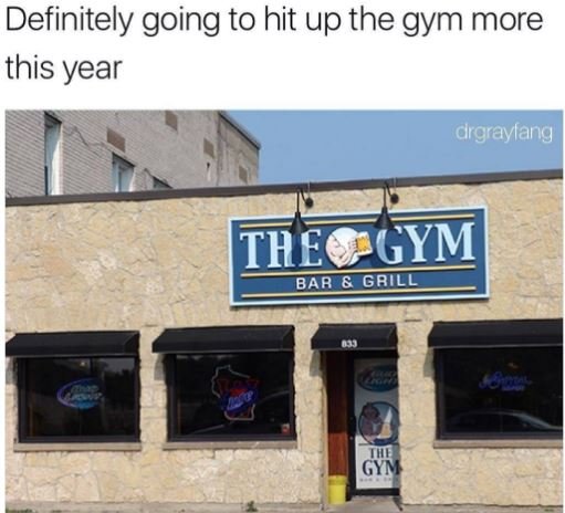 Definitely going to hit up the gym more this year drgraylang the gym bar gaill
