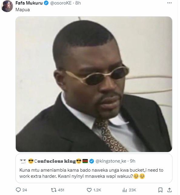 Fafa mukuru mapua osoroke 8h copfncious king kingstone_ke 9h kuna mtu ameniambia