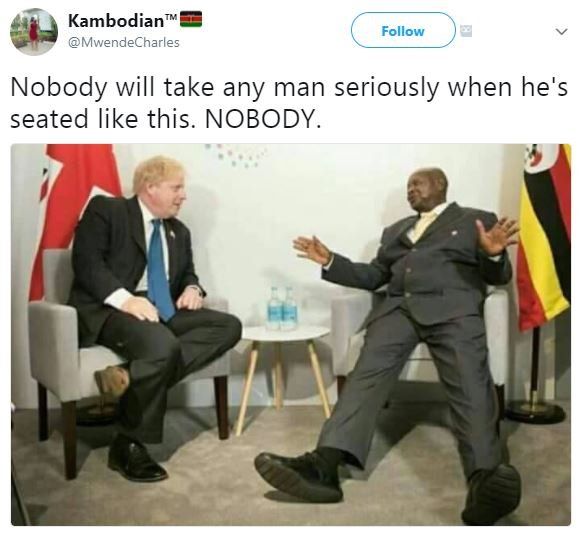Kambodian mwendecharles follow nobody will take any man seriously when he's seat