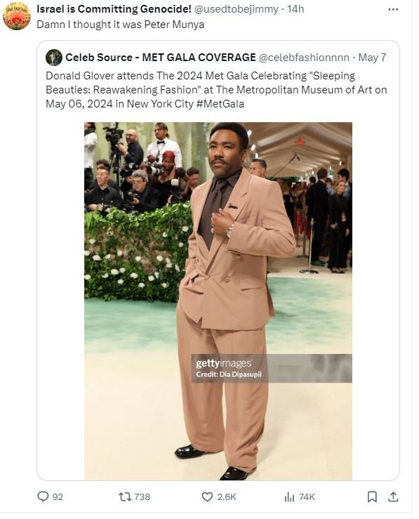 Israel is committing genocidel usedtobejimmy 14h damn thought it was peter munya