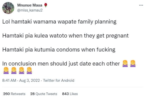 Mnunue maua miss_kamau2 lol hamtaki wamama wapate family planning hamtaki pia ku