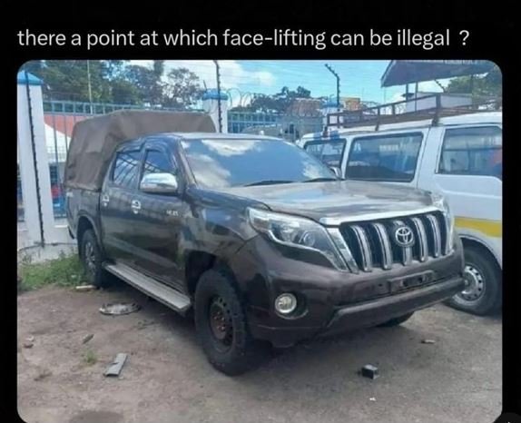 There a point at which face lifting can be illegal ?