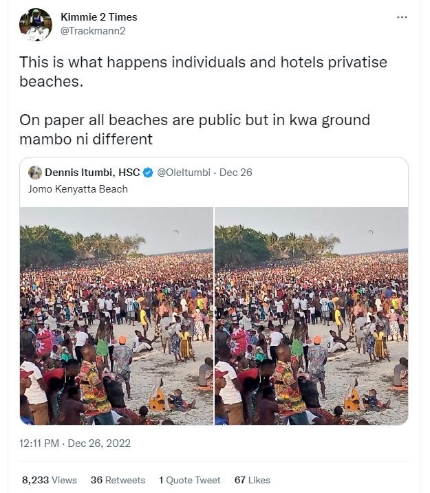 Kimmie 2 times trackmann2 this is what happens individuals and hotels privatise