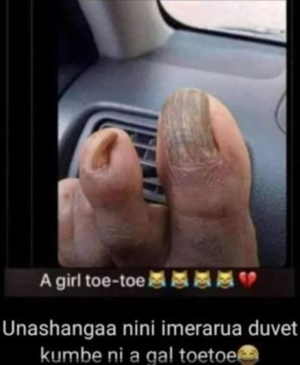 A girl toetoe Unashangaa nini imerarua duvet kumbe ni a gal toetoe
