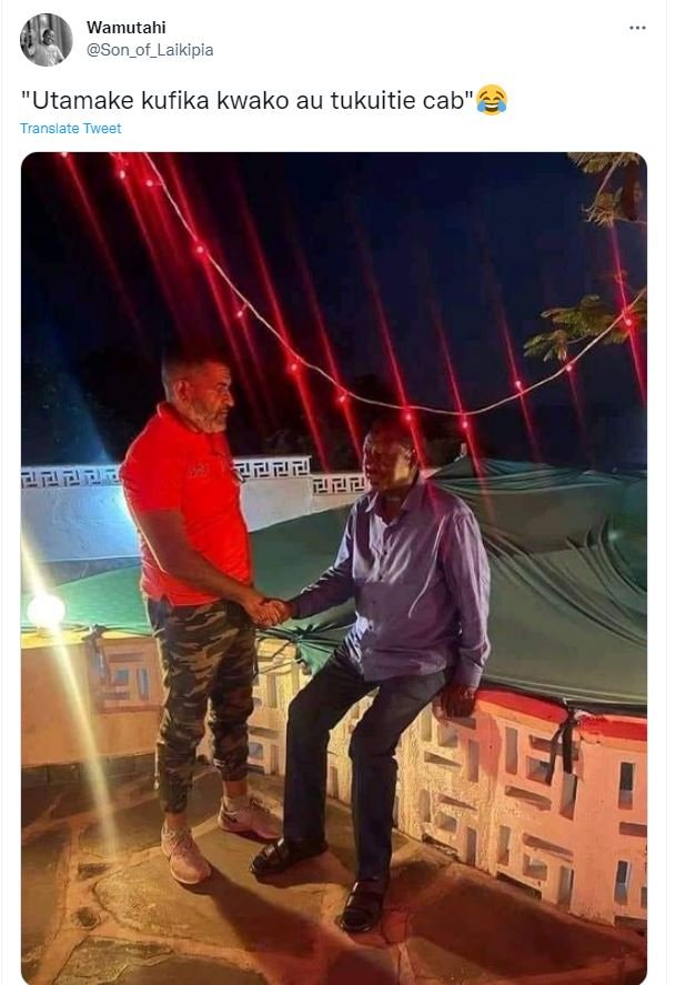 Wamutahi Son_of_Laikipia 'Utamake kufika kwako au tukuitie cab Translate Tweet