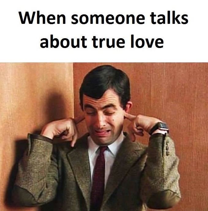 When someone talks about true love