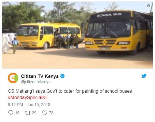 School wus citizen tv kenya clzentvkenya cs matiang'i says govt to cater for pai
